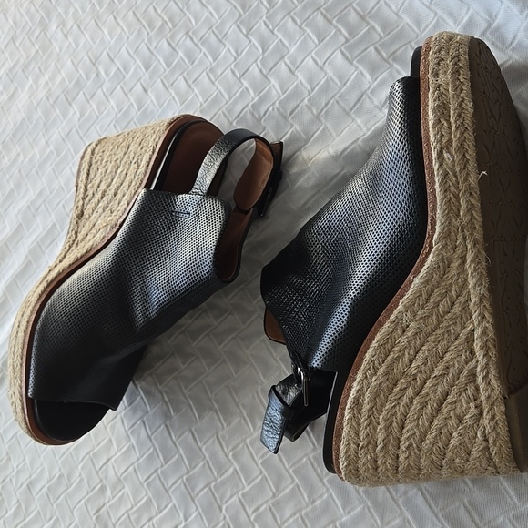 Gentle Souls Jacey Espadrille Wedges Timeless Minimalist Summer Shoes - Picture 10 of 10